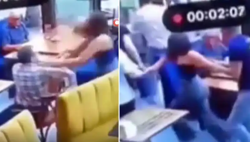 Dinamik Restoran Tartışması: Garsona Tokat Attı, Tekme Tokat Dayak Yedi