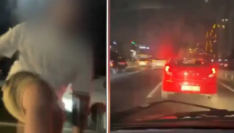 Trafik Magandası Kavşakta Paniğe Neden Oldu: O Anlar Kamerada