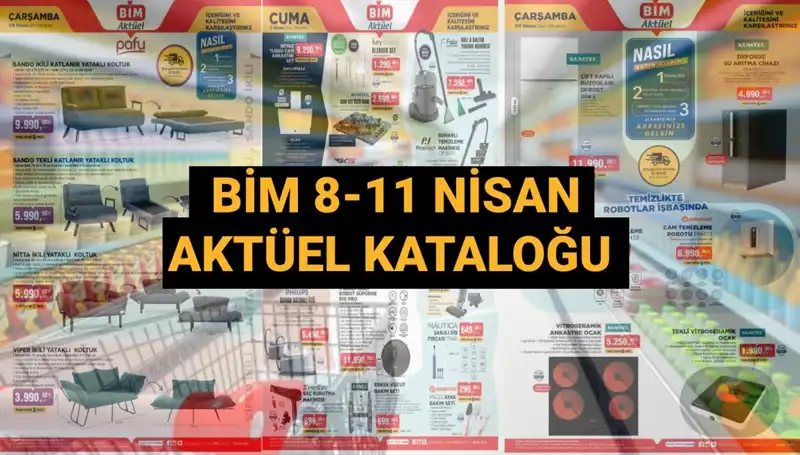 BİM Aktüel Kataloğu: 8-11 Nisan 2025'te Kaçırılmayacak Fırsatlar!