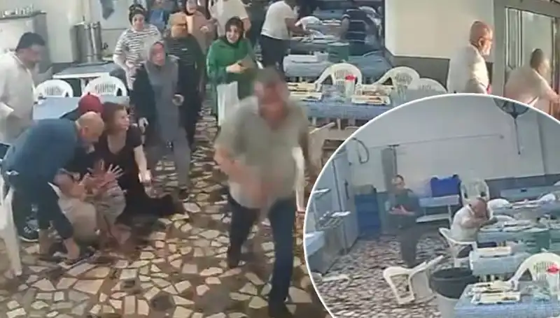 Yemekhanede Deprem Anı: Kaçan ve Bayılanlar, Yemeğini Bırakmayan Cesur Genç