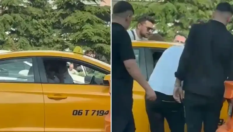 Trafikte Yaşanan Sinir Krizi: Taksi Şoförüne Yumruk!